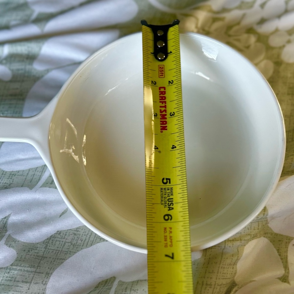 VTG Vegetable Ceramic Skillet Cottagecore Farmhouse "Le Persil" French Kitchen - Picture 7 of 8